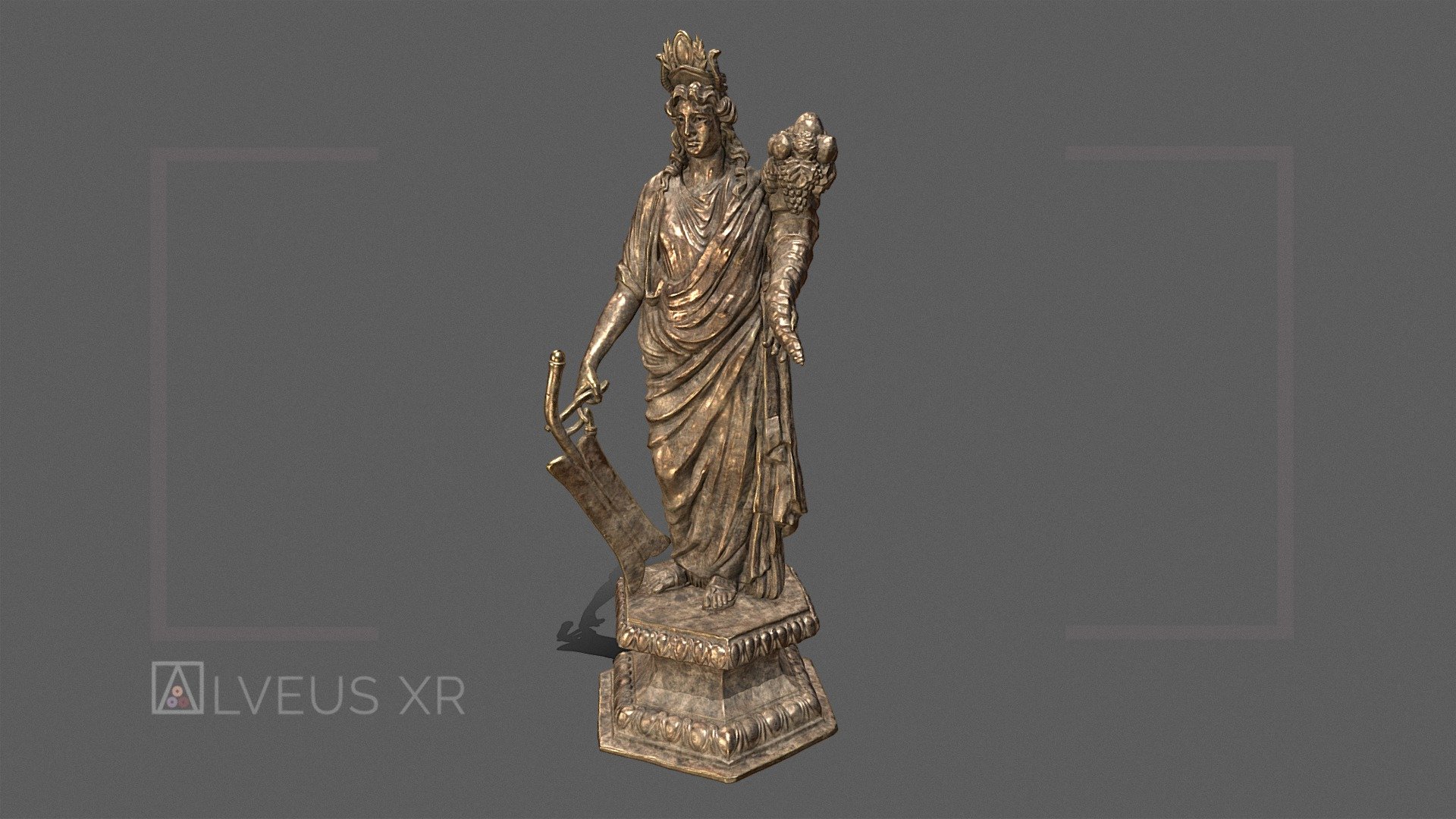 Estatuilla diosa Fortuna | Statuette of Fortuna 3d model