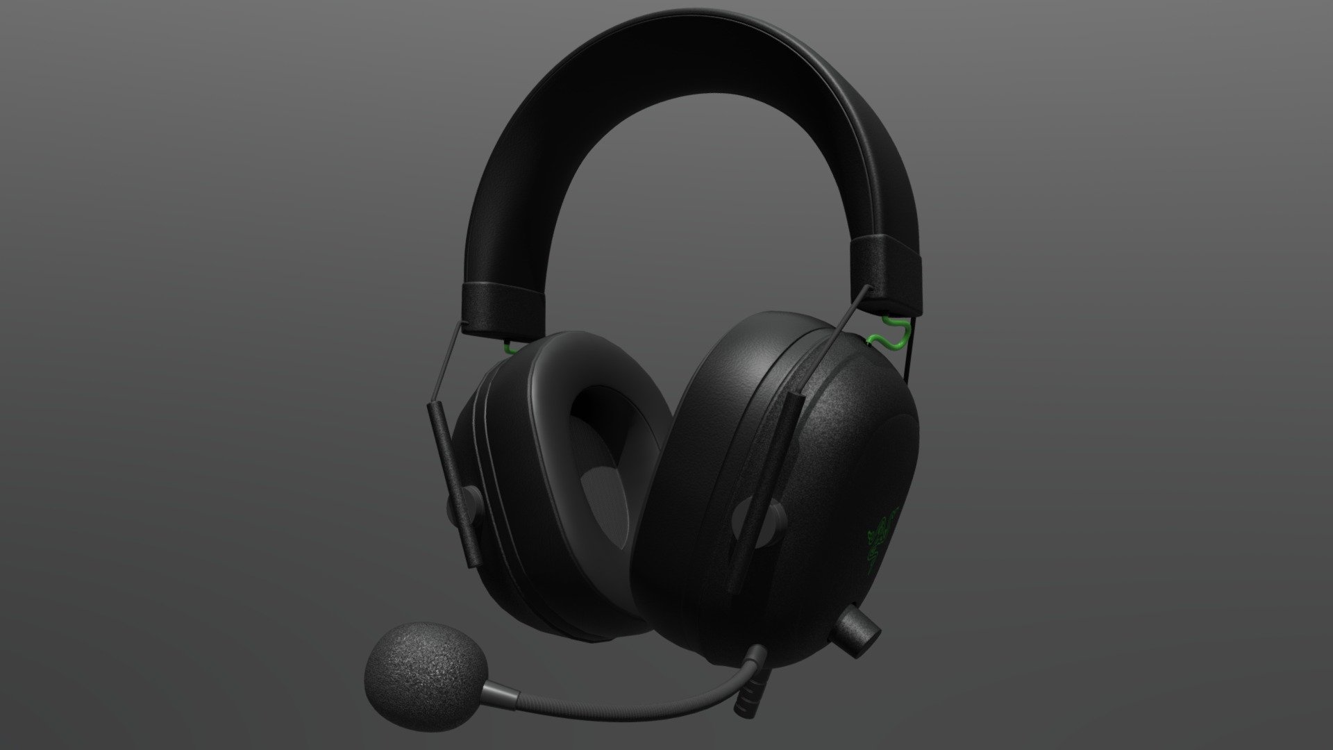 Razer Black Shark 3d model