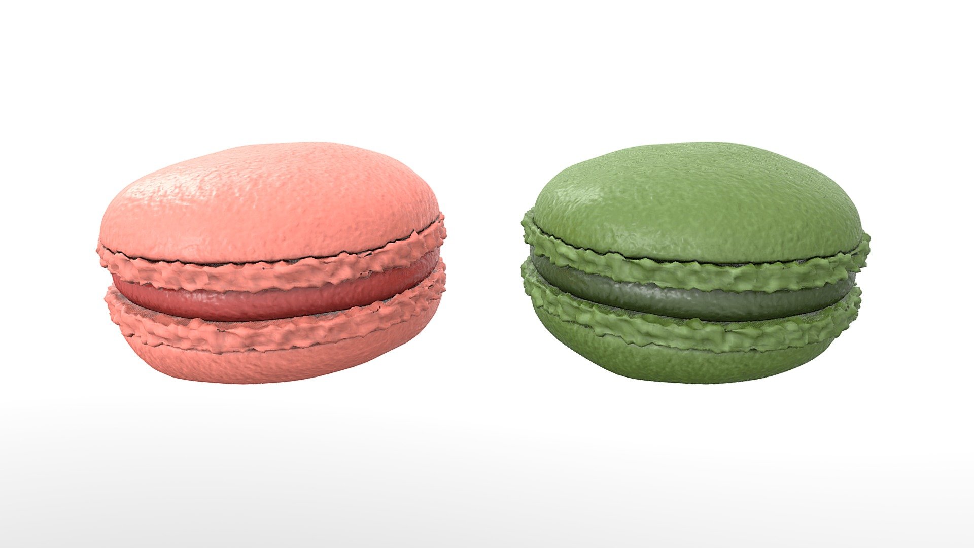 Macaron 3d model