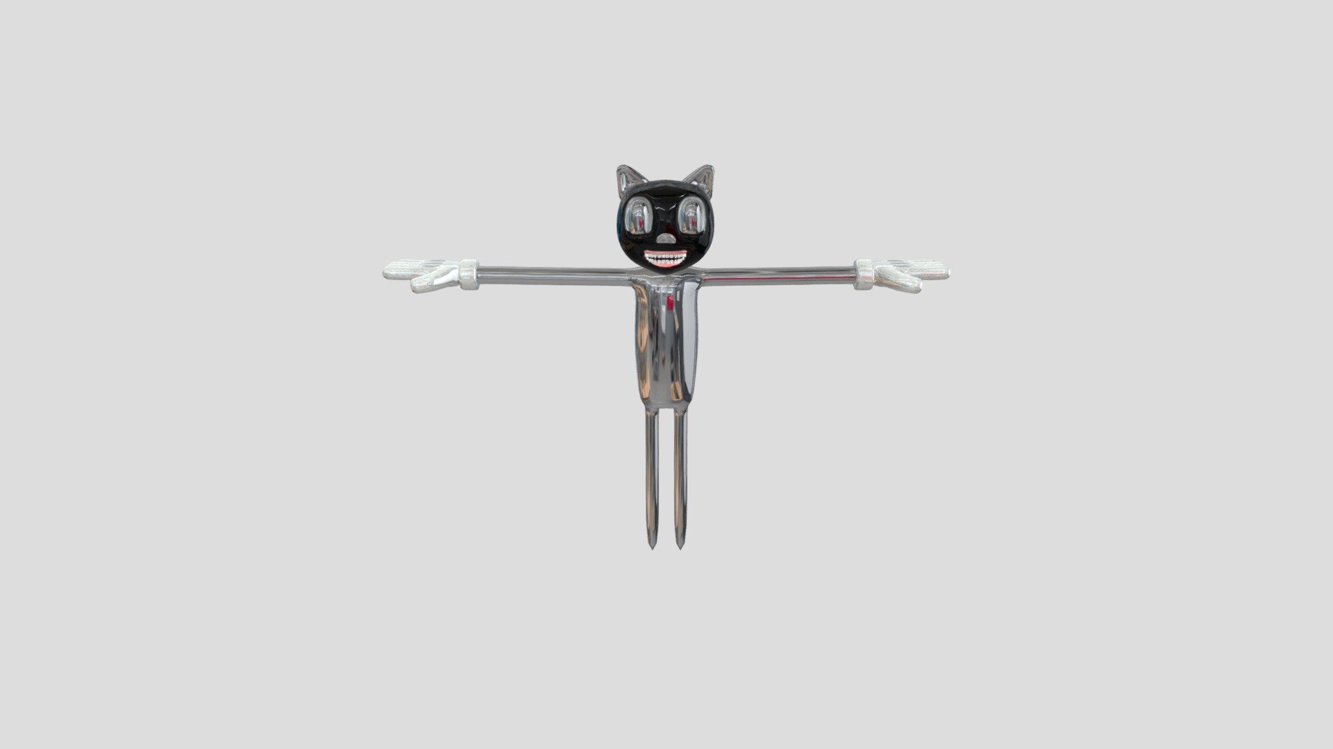 Cartoon Cat The Big Monsterily Cat 3d model