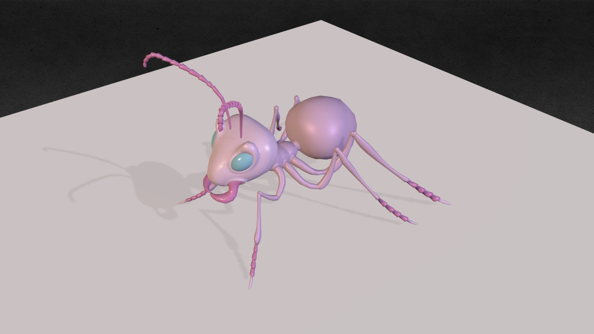 Cartoon ant 3d model