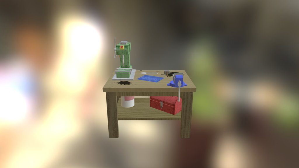 Work Bench Updated 3d model