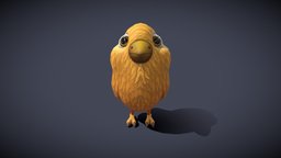 Cartoon Chicken 3D model