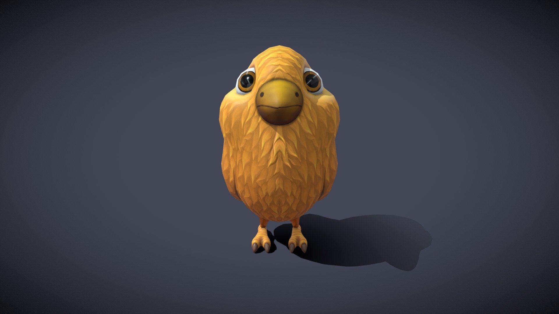 Cartoon Chicken 3D model 3d model