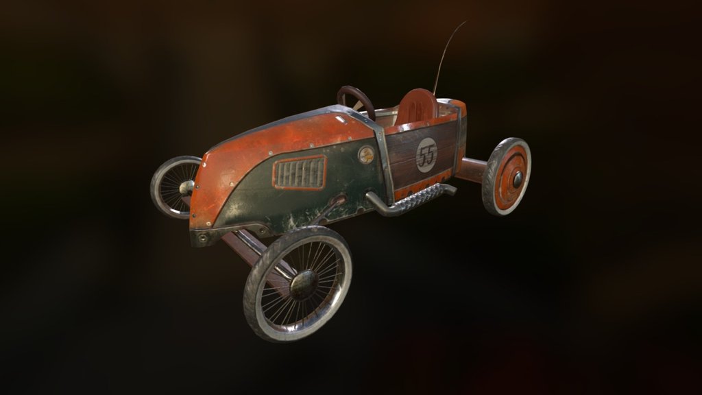 SoapBox kart 3d model