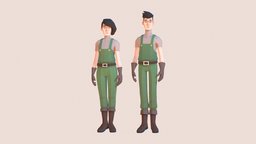 Gardeners | Lowpoly Characters