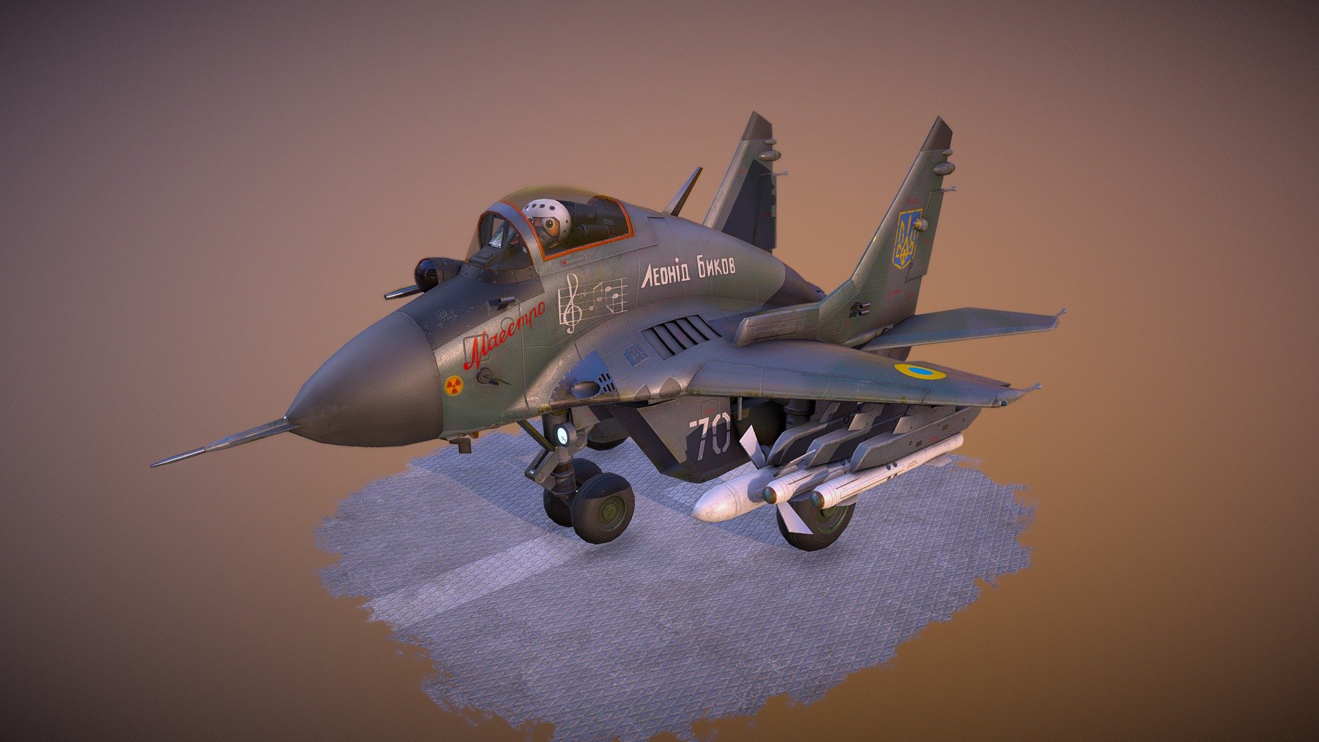 Mig-29 Chibi 3d model