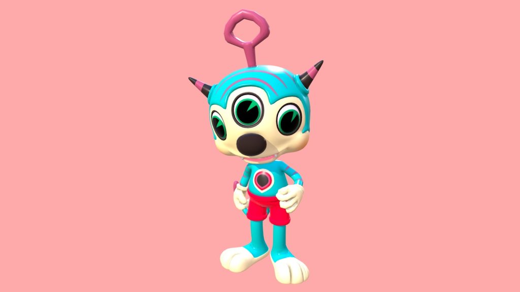 Telly Cat 3d model