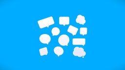 Cartoon Speech Bubble Pack