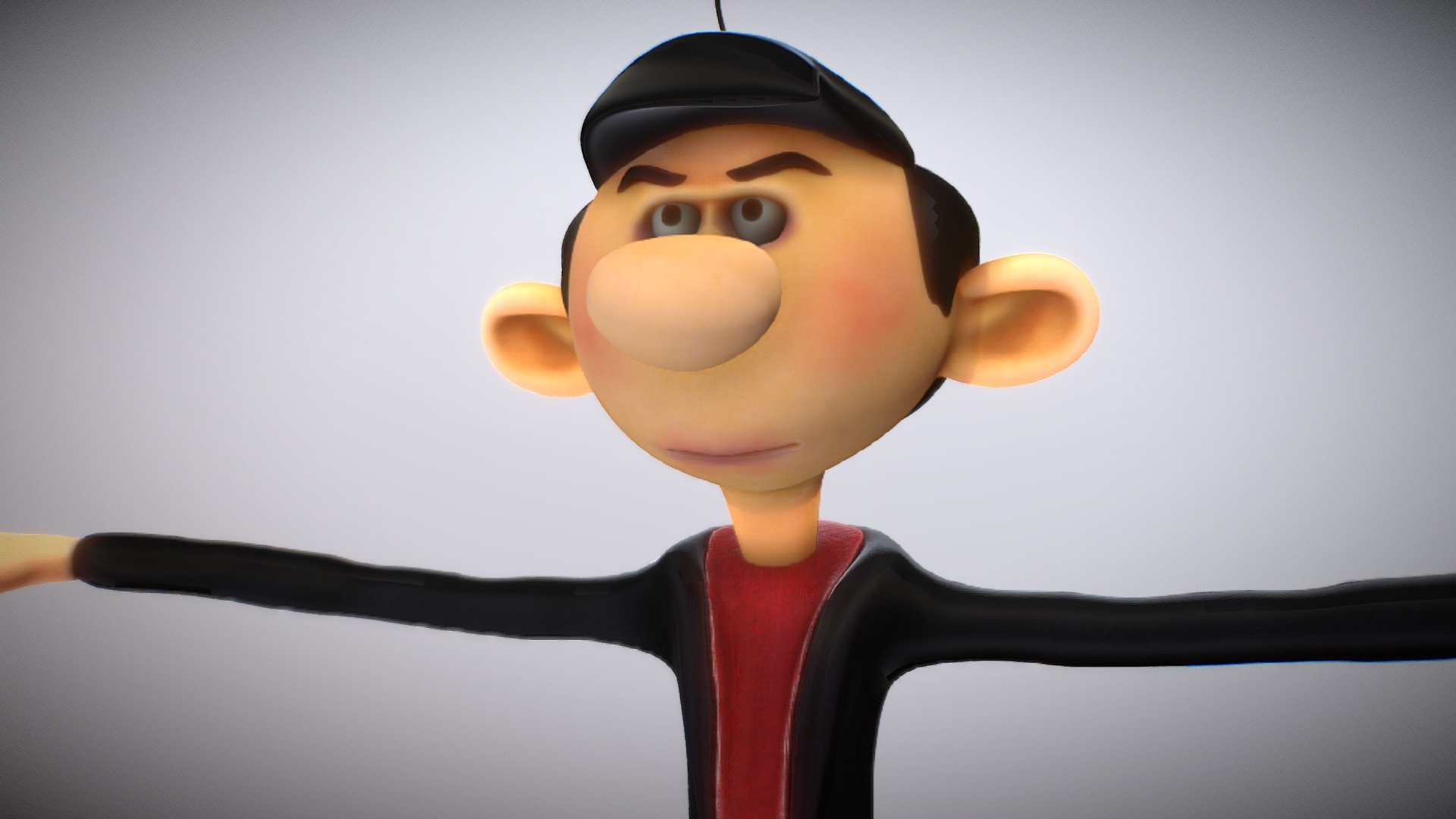 Cartoon Character 3d model