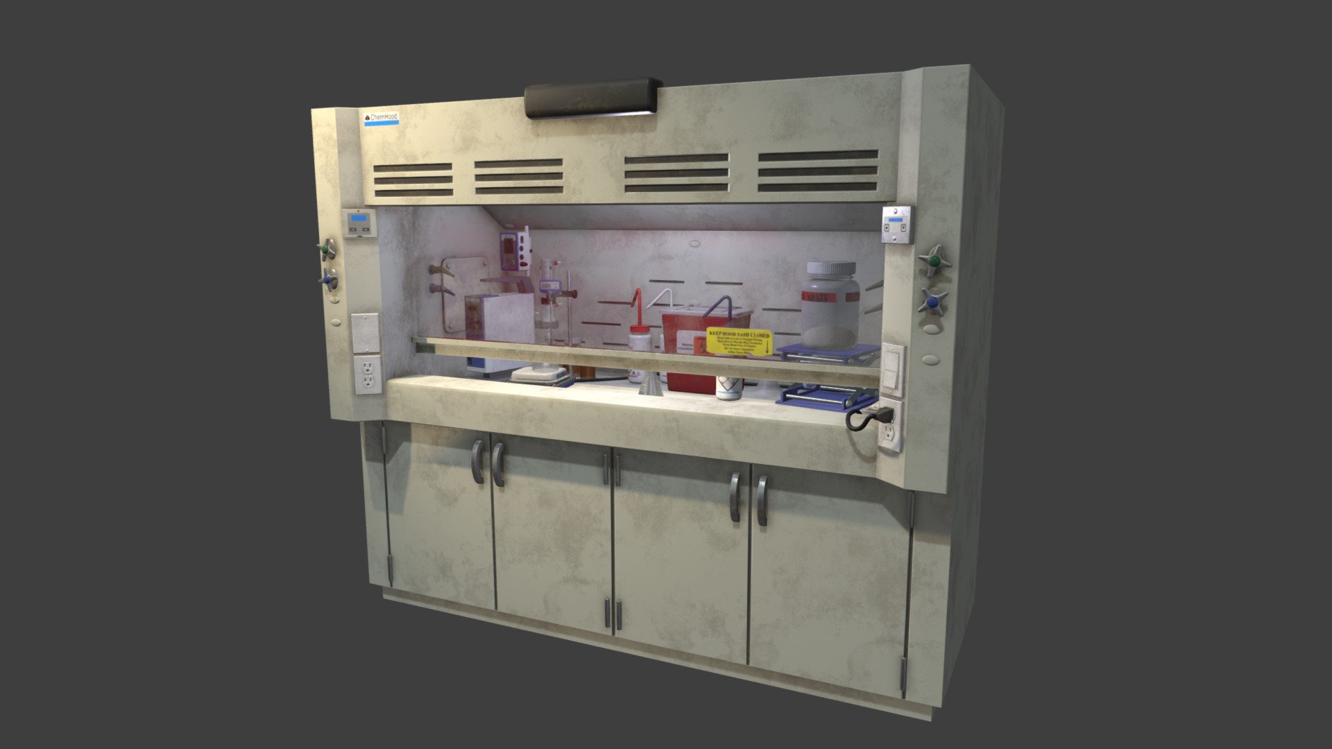 Fume Hood 3d model