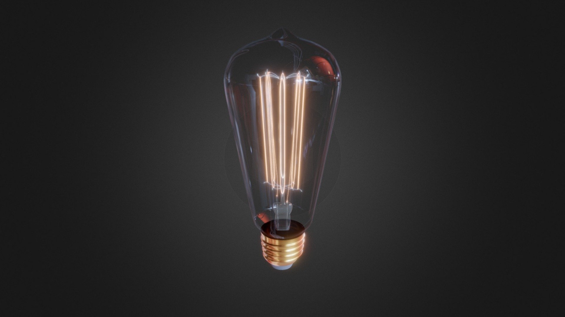 Edison Bulb 3d model