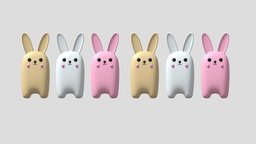 Cartoon Cute Bunny Rabbit