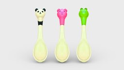 Cartoon animal shape spoons