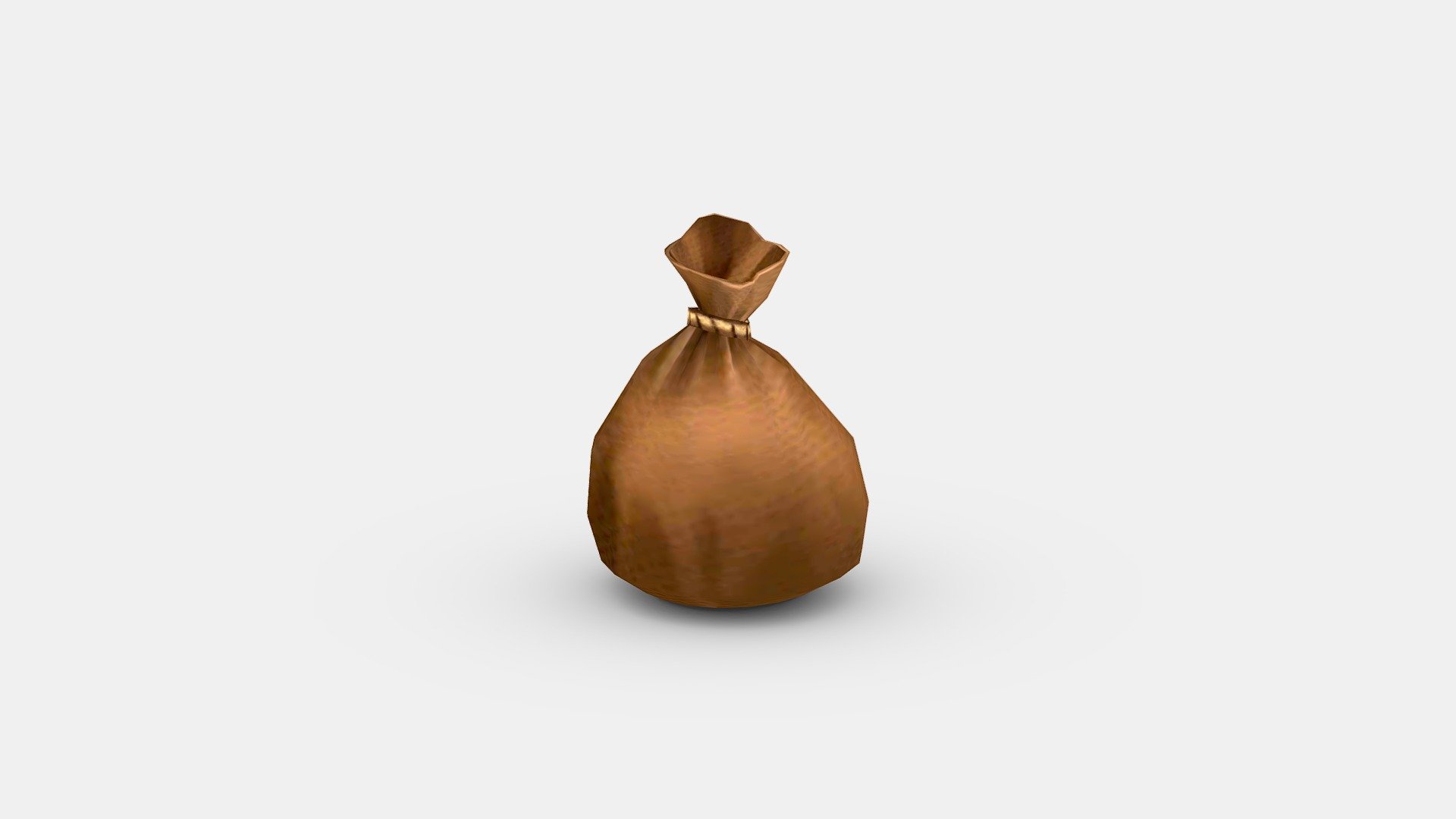 Cartoon Money Bag 3d model