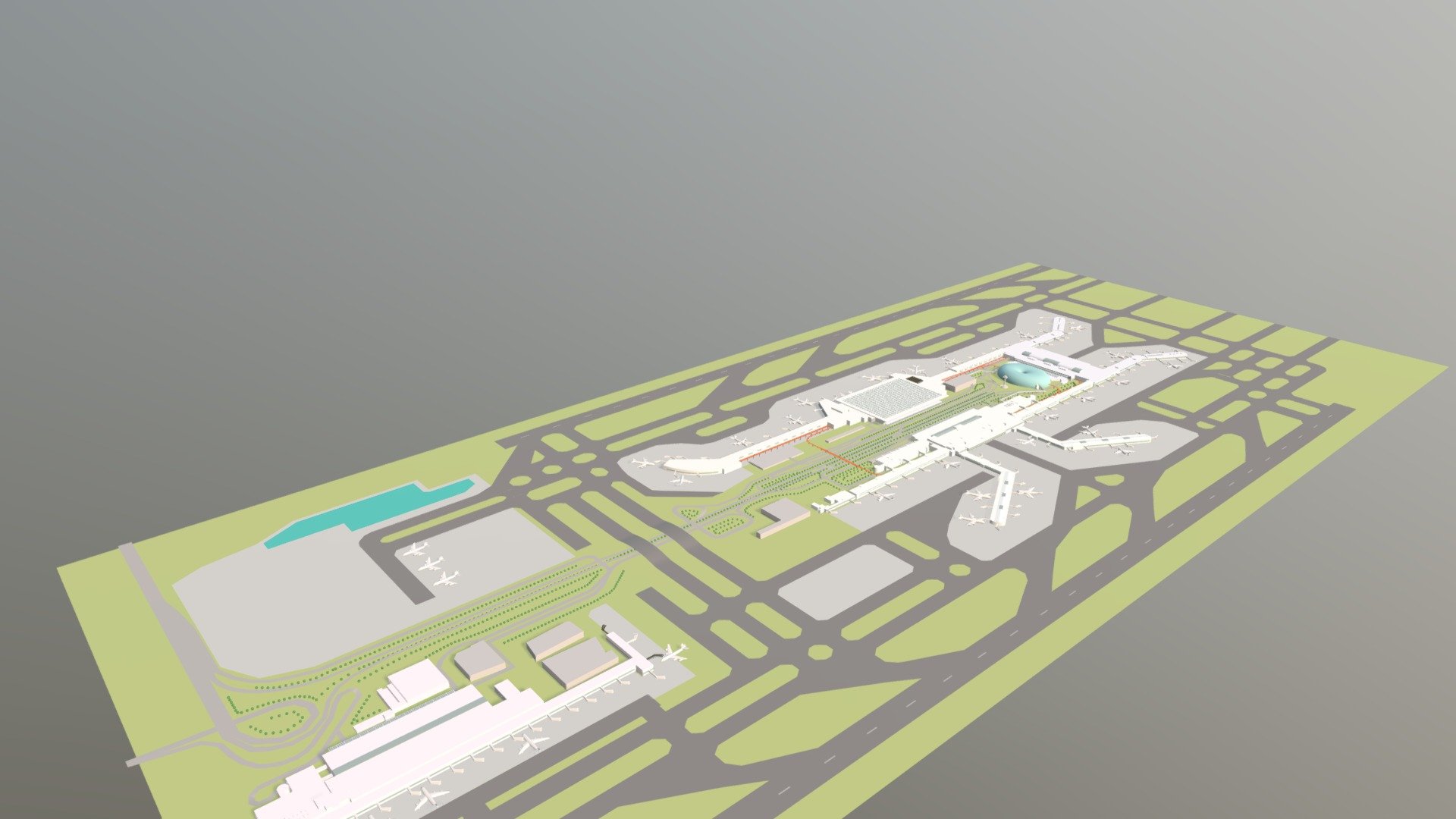 Changi Airport 3d model