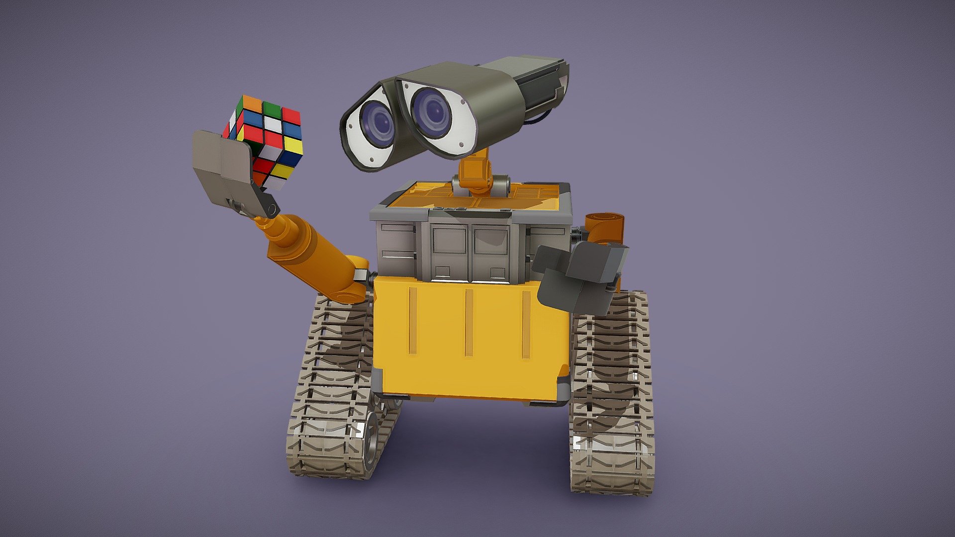 Course asset (Wall-E FanArt) 3d model