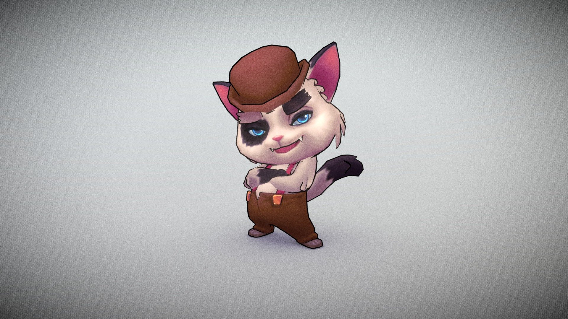 Cat 3d model