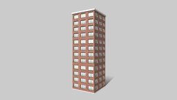 City Building Photorealistic LowPoly Asset