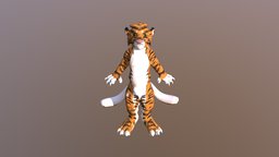 Cartoon Tiger