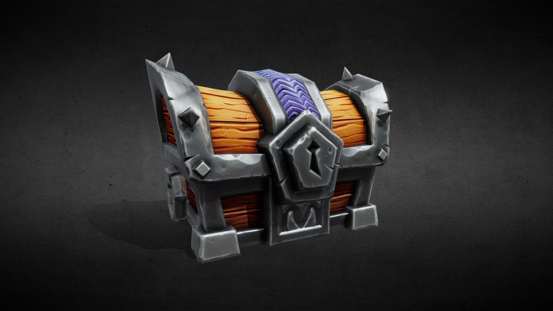 Stylized Fantasy Chest 3d model