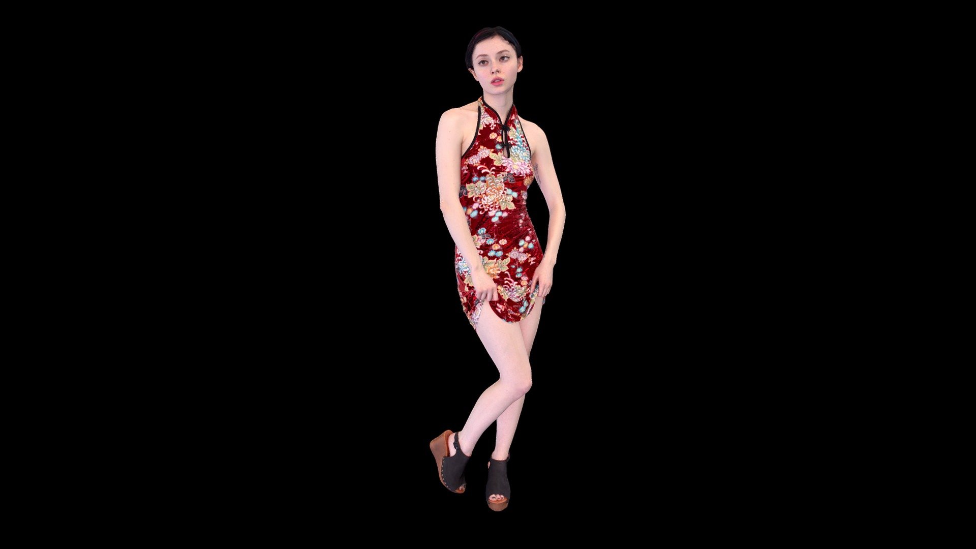 Female Scan 3d model