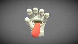 Cartoon Hand Monster