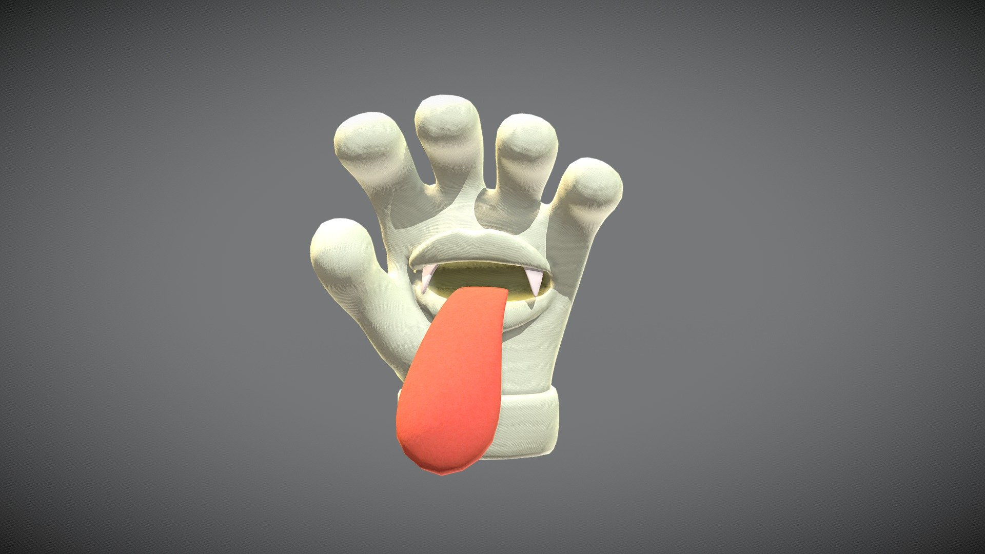 Cartoon Hand Monster 3d model