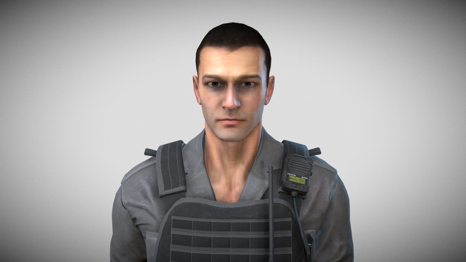 US Modern Soldier 3d model