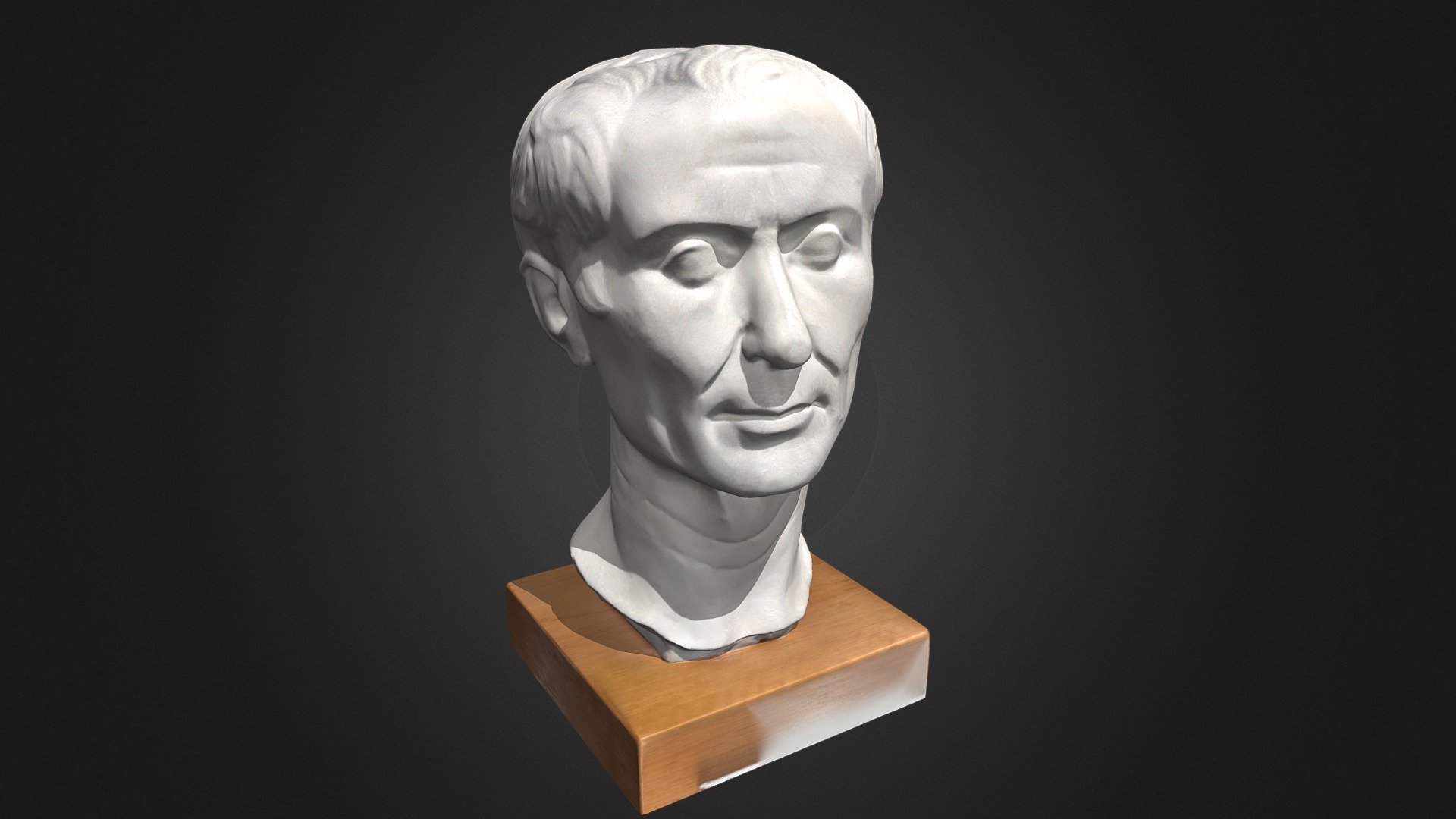 caesar bust 3d model