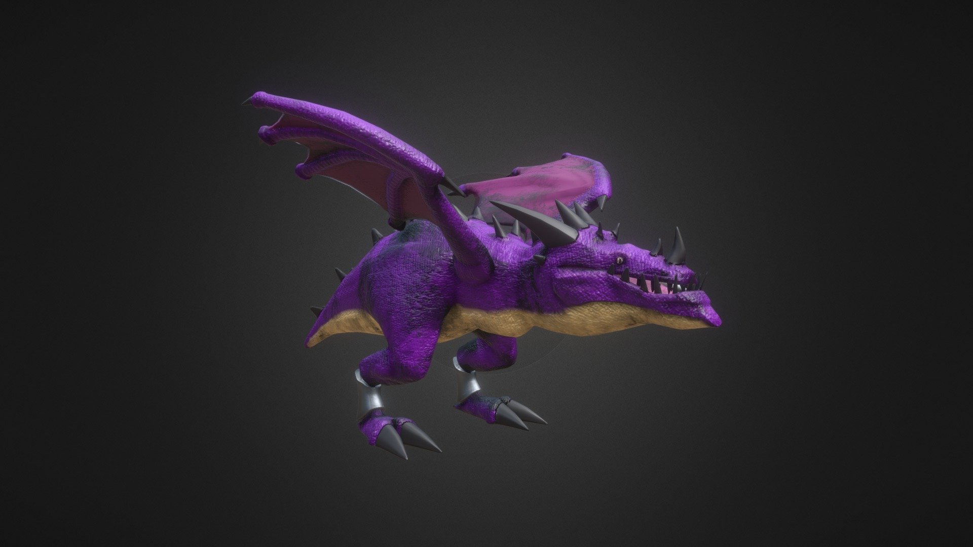 [OLD]Cartoon Dragon 3d model