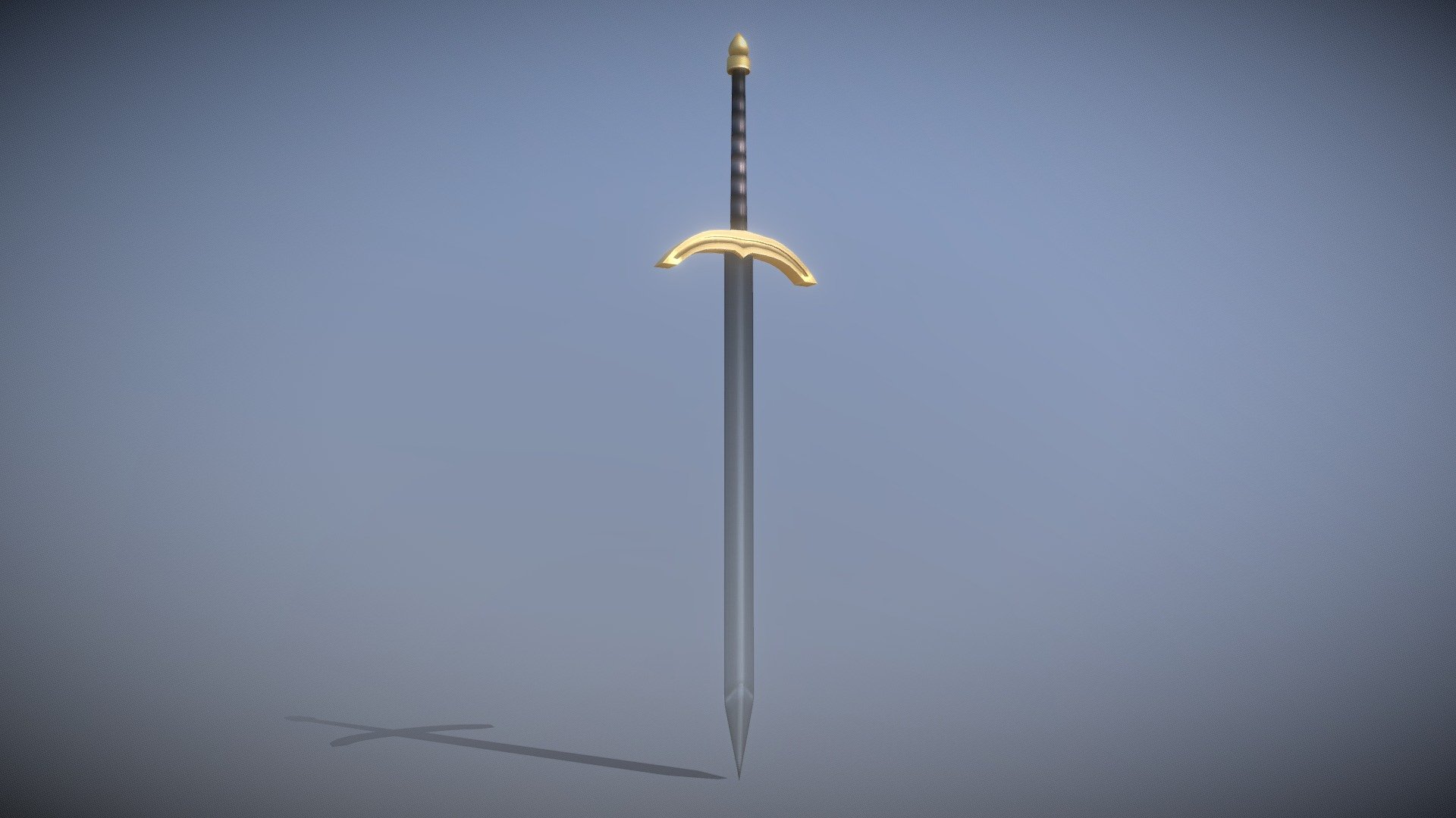 Cartoon Sword 3d model