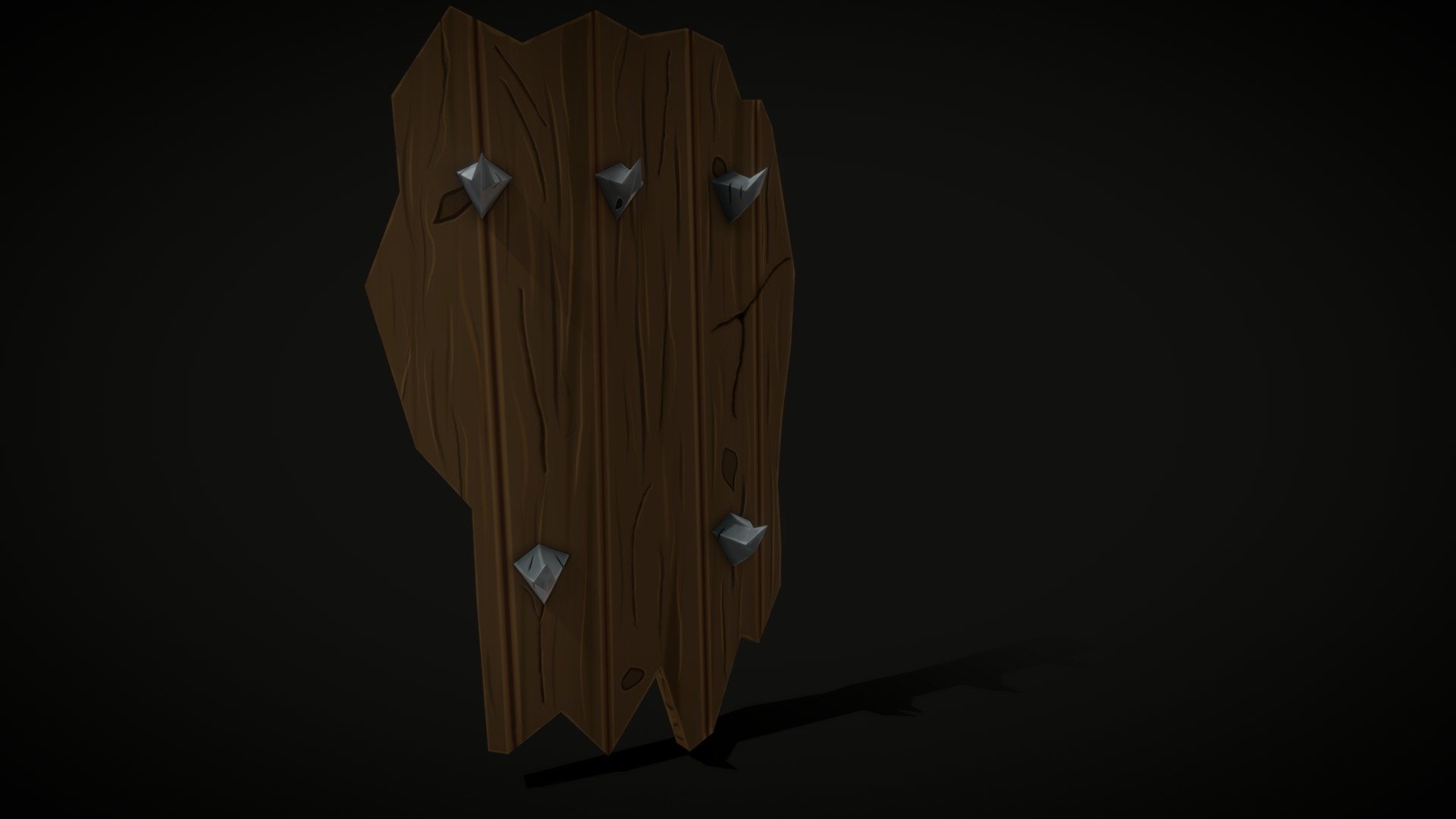 Cartoon Shield 3d model