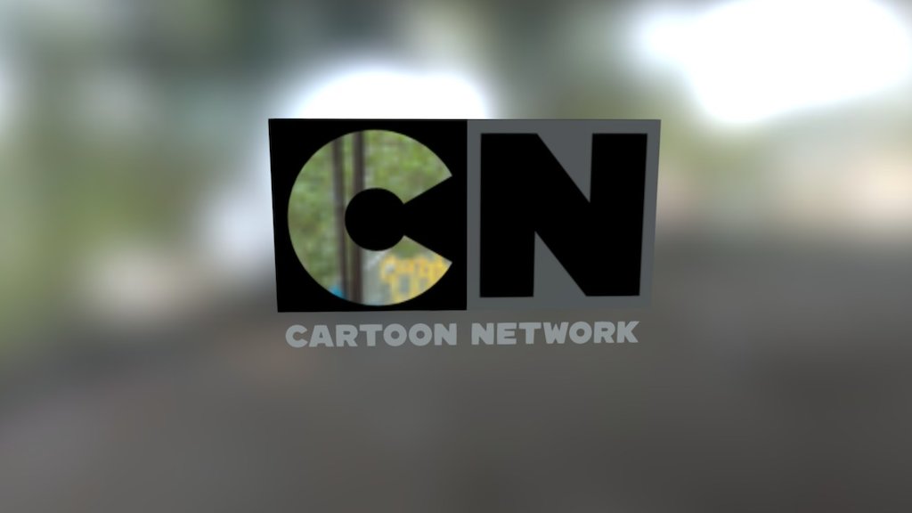 cartoon network logo 3d model