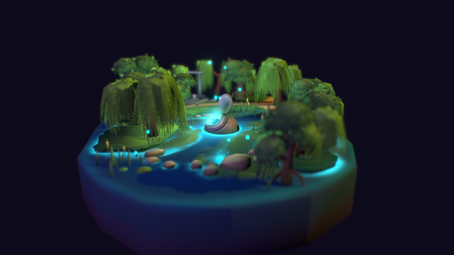 VIASS Swamp Island 3d model