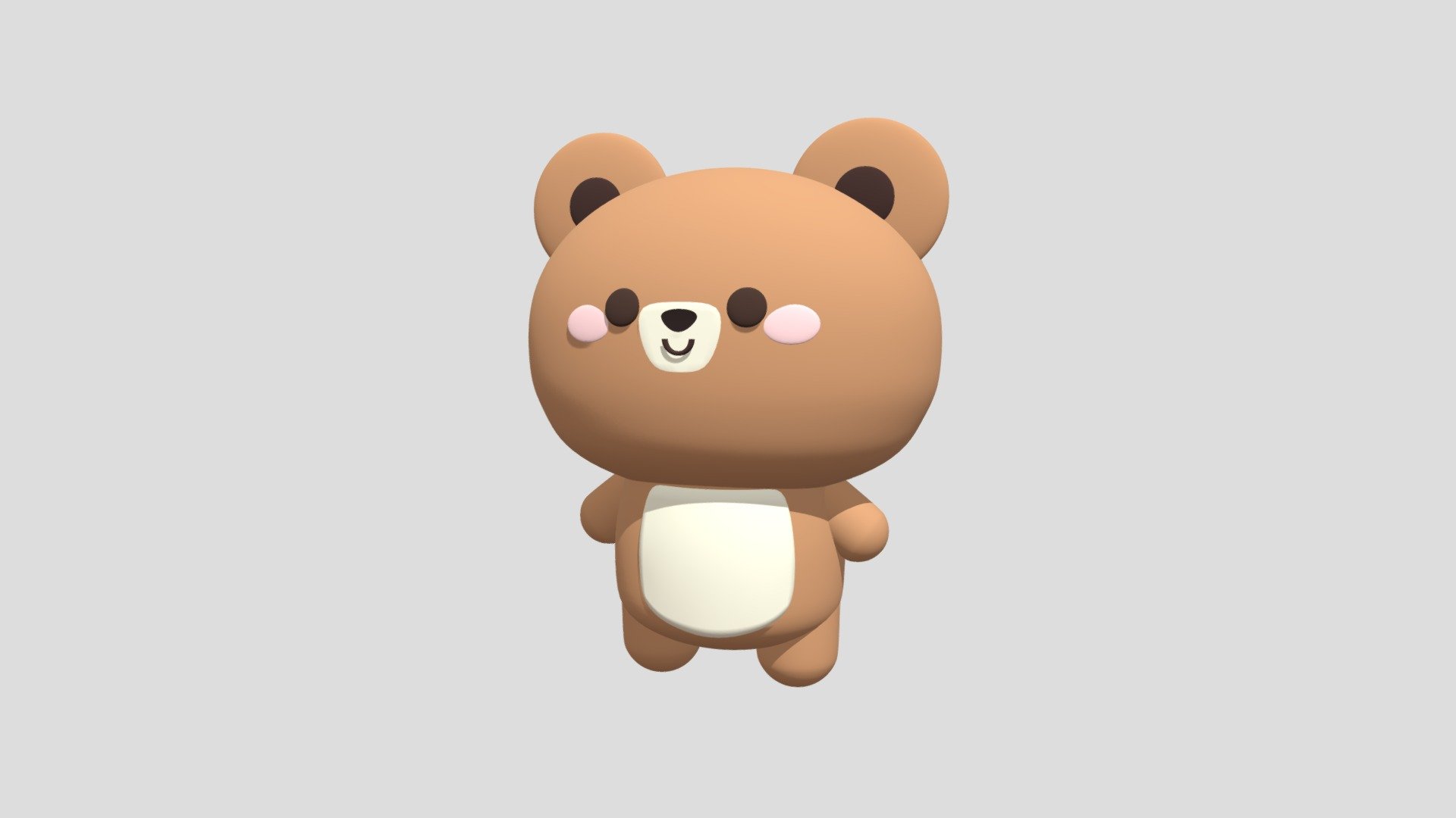 Cute Bear 3d model