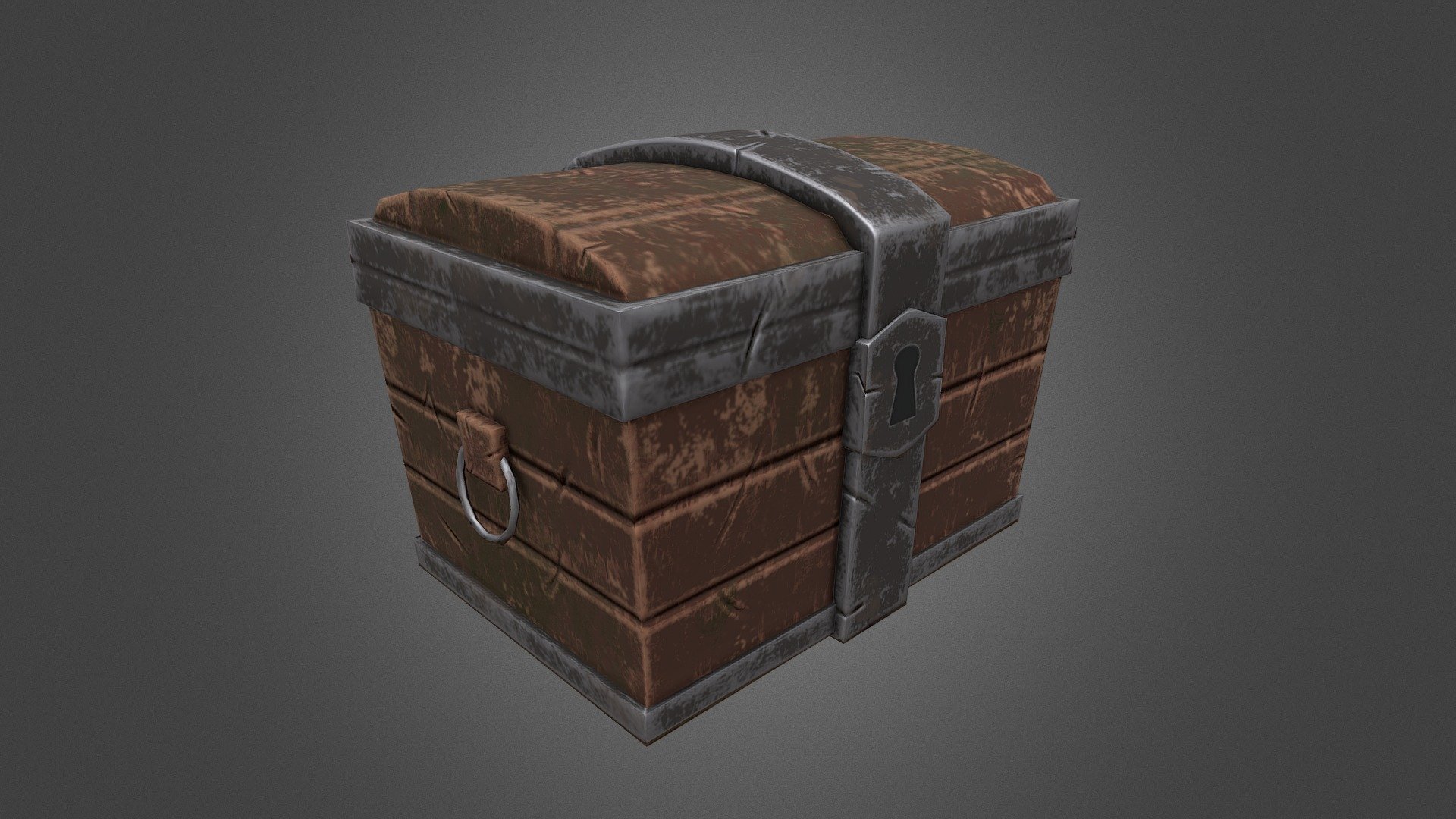 Cartoon Chest 3d model