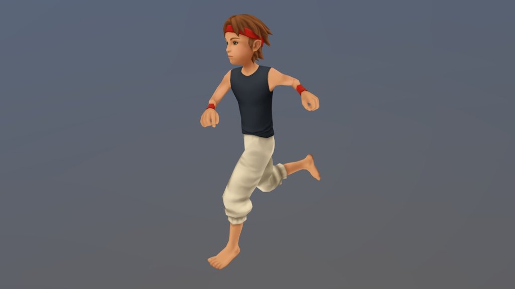 Runner 3d model