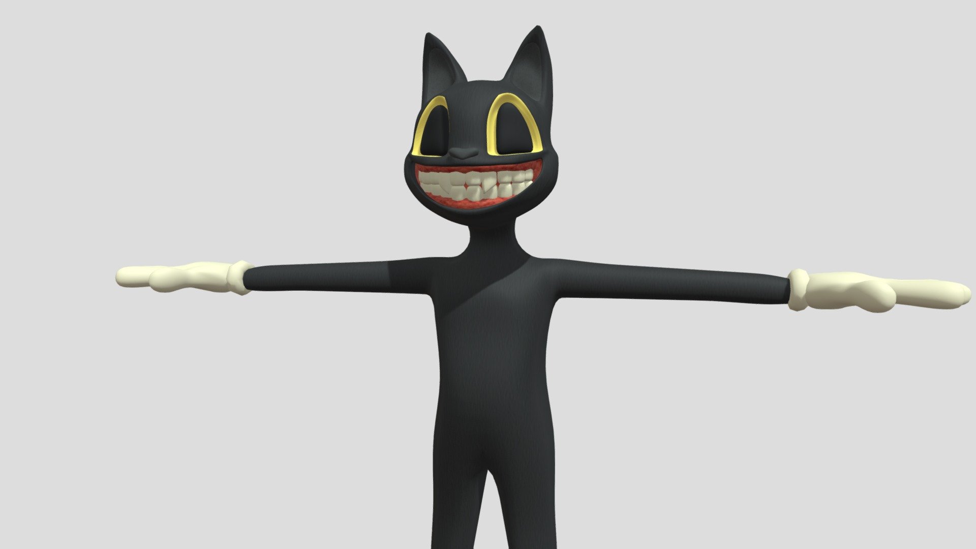 Cartoon Cat 3d model