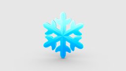 Cartoon snowflake