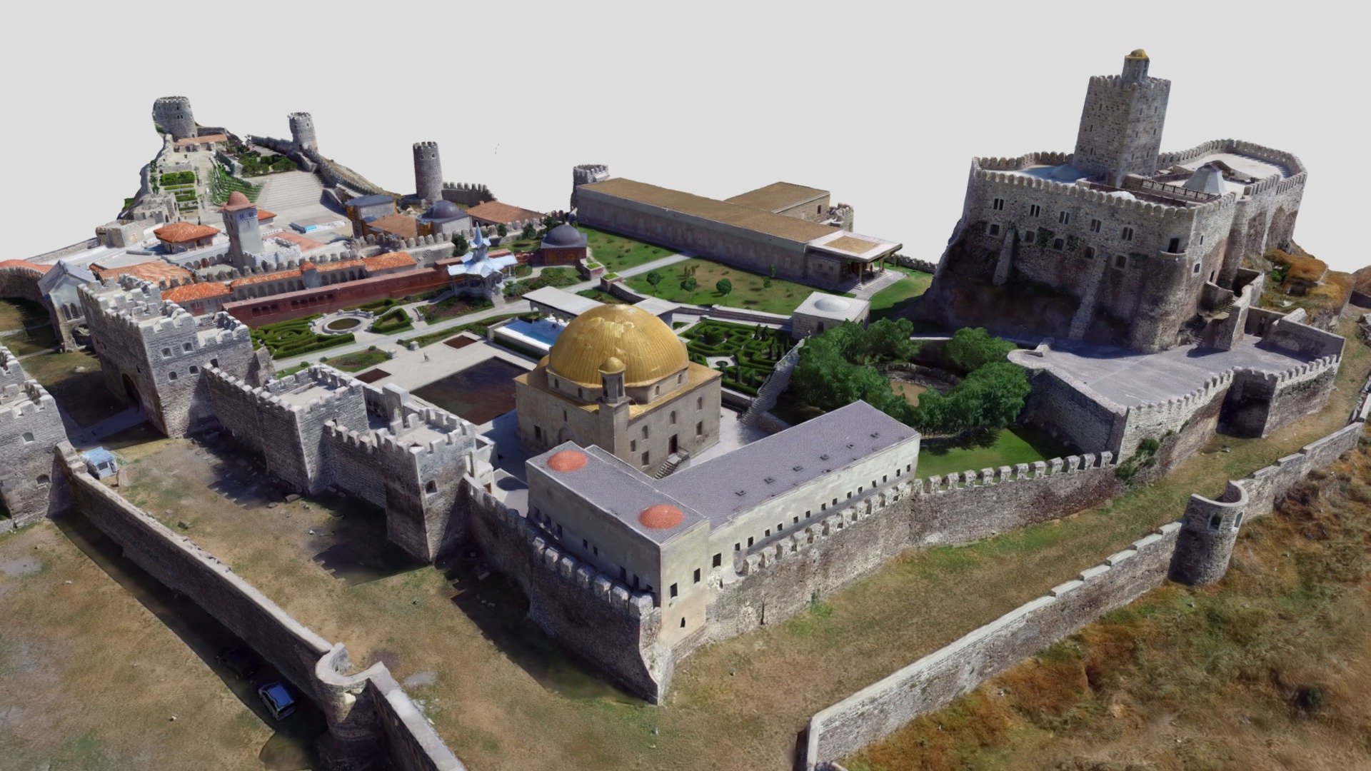 Akhaltsikhe (Rabati) Castle 3d model