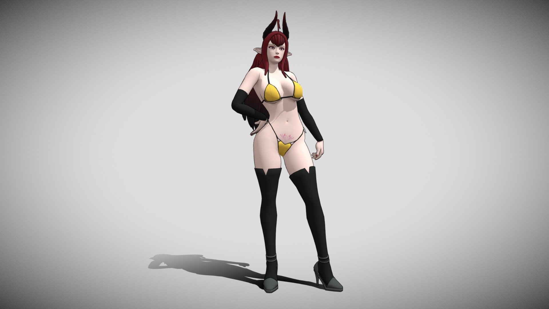 Demon Girl 3d model