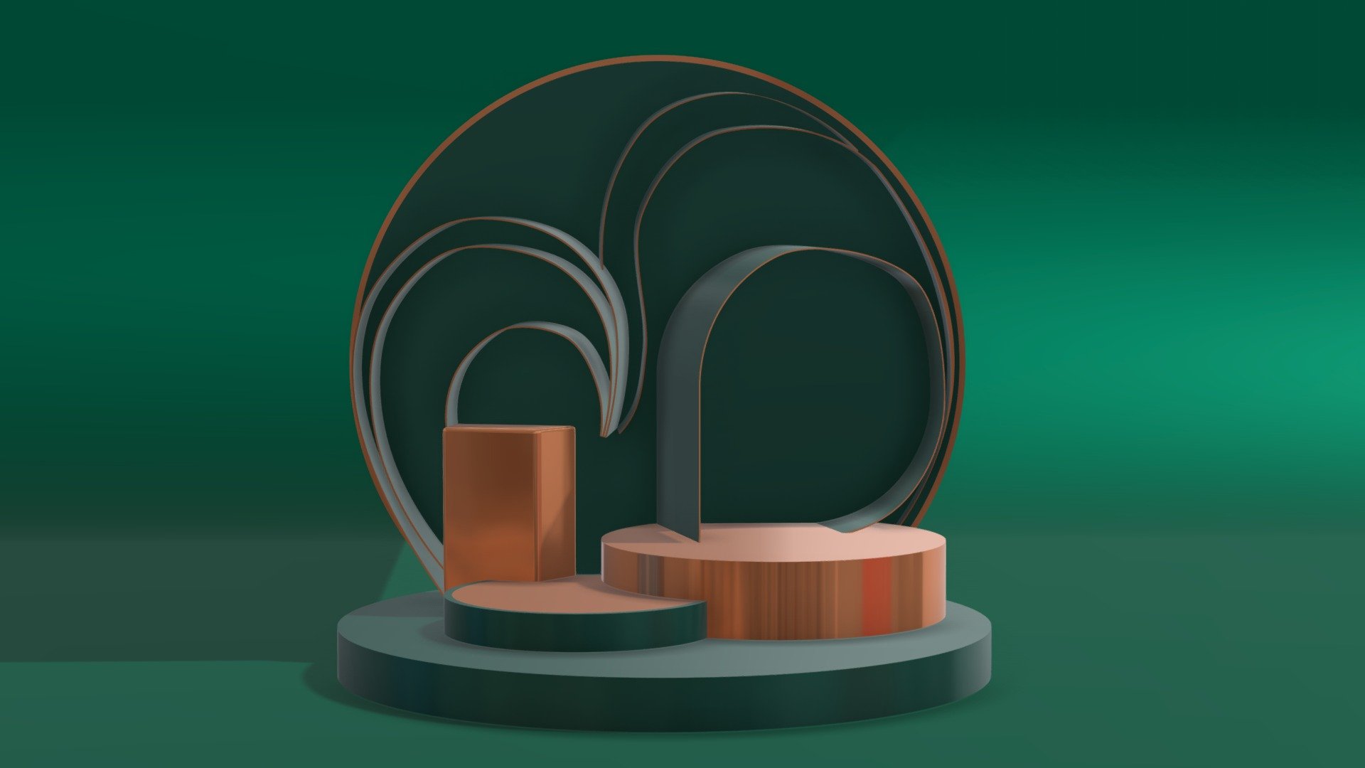 PODIUM ART_NO 19 3d model