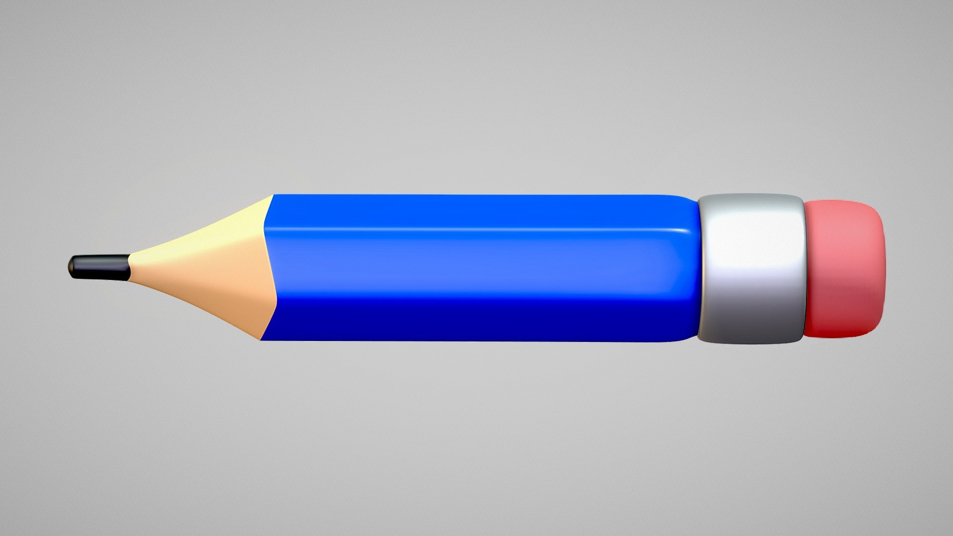 Pencil ✏️ cartoon 3d model