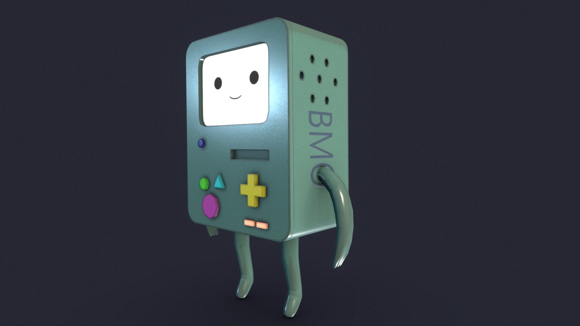 BMO from the cartoon "Adventure Time" 3d model