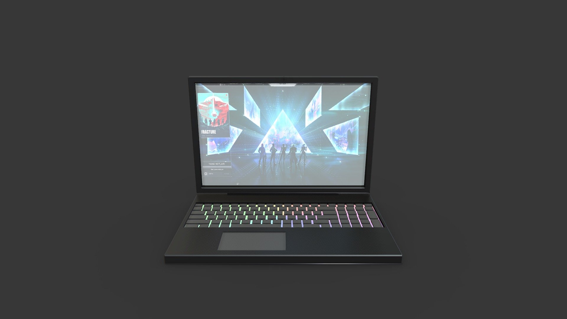 laptop 3d model