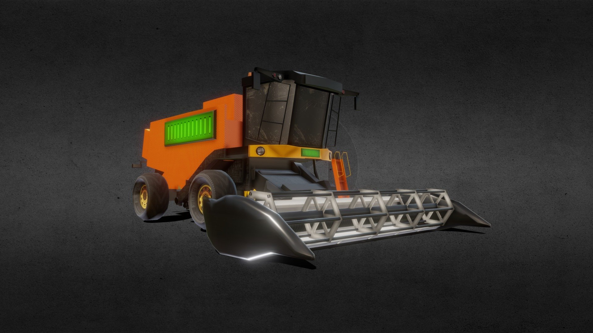 Crop Harvestor 3d model