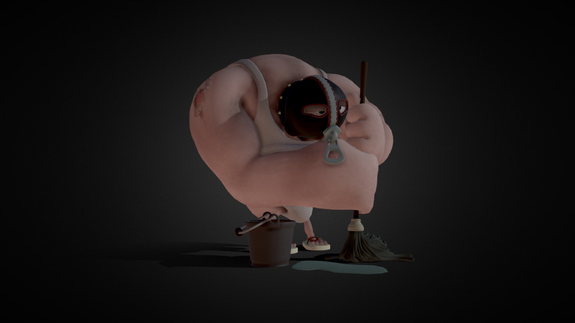 Chuck 3d model