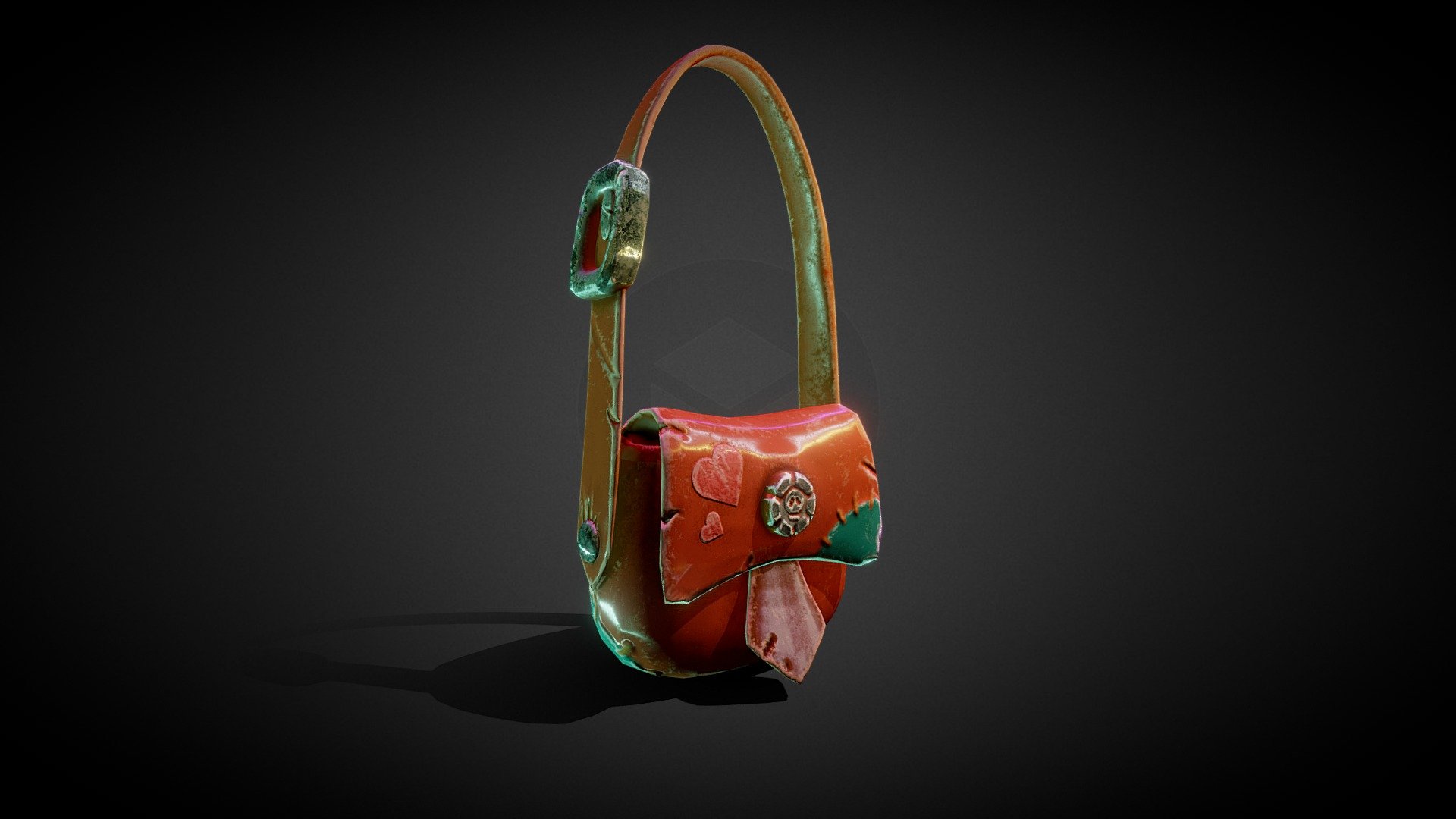 Cartoon_Bag 3d model