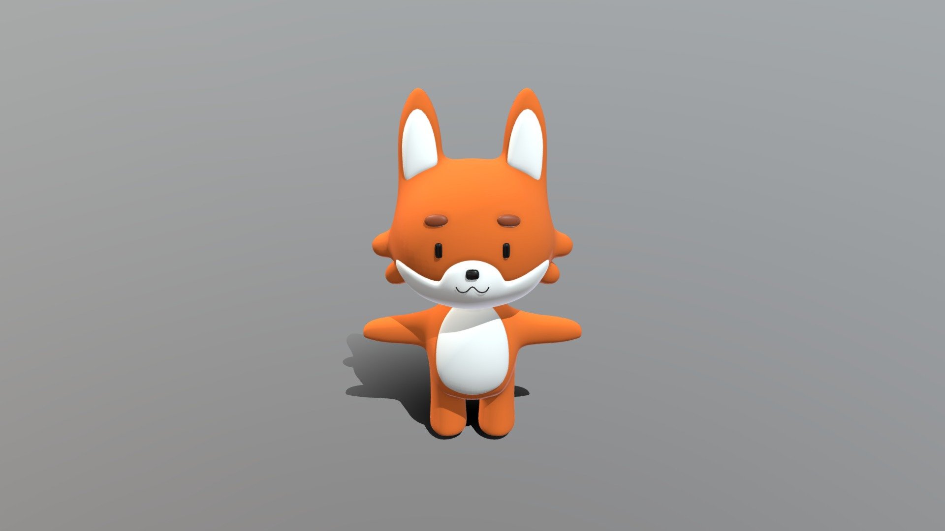 Cartoon Character 3d model